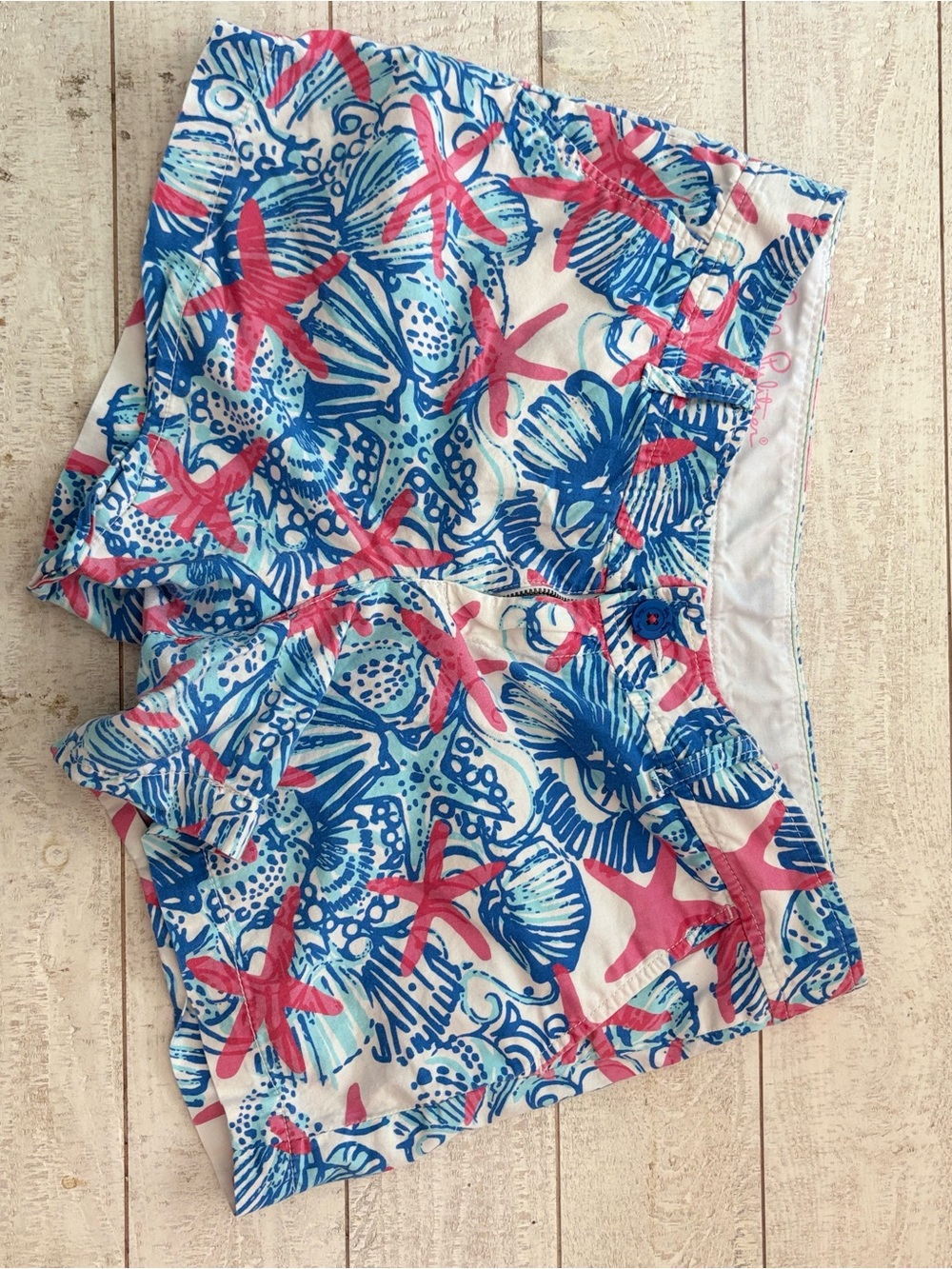 Lilly Pulitzer She She Shells-Print Women’s size 10 Callahan Shorts